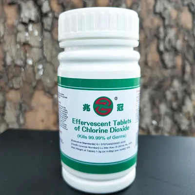 Chlorine Dioxide Clo2 Tablet Disinfectant Chlorine Used for Health and Public Environment