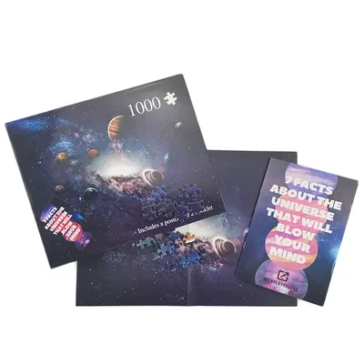 Wholesale Custom Puzzle Game 500 1000 Pieces Puzzle Jigsaw for Adults