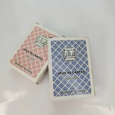 Printed Hot Sale Promotional Poker Tunisia Jeux De Cartes Paper Playing Cards