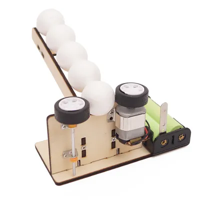 Serve Machine Kit Children DIY Stem Creative Scientific Programming Technology Learning Wooden Steam Educational Toy