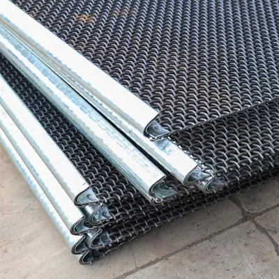 65mn Manganese Steel Mining Vibrating Screen Mesh for Quarry Aggregate Crusher Plant