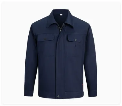 Summer Cool Adjustable Lapel Construction Workwear Breathable Quick Dry Easy Care Jacket