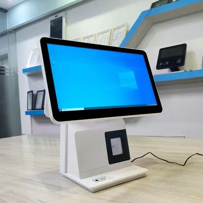 Smart 11.6 Inch Dual-Screen Kiosk for Qr Code Visitor Registration