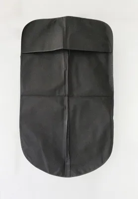 Simple Nonwoven Suit Bag Garment Bag Cloth Cover for Men and Women with Flap and Zipper Closure