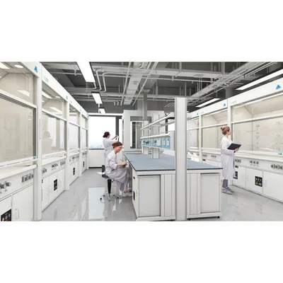 Corrosion Resistant Sensor Controlled Lab School Fume Hood for Experiment