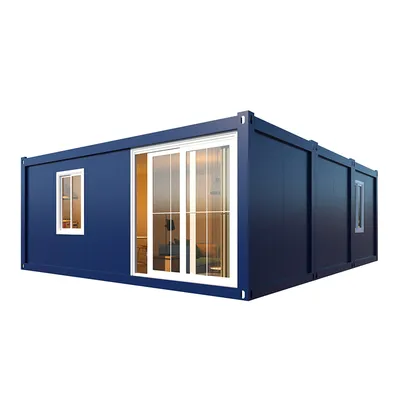 Fast Build Prefab House 20FT 40FT Modular Folding Container House Camping Foldable Small Tiny Marine Container House Home Office