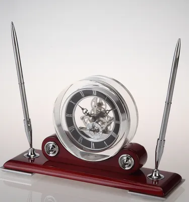 K8008 Customized Decoration Wooden Table Clock for Business Gift