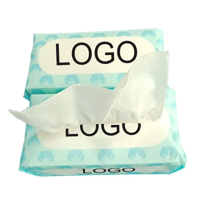 Custom High Quality Makeup Disposable Towel Non-Woven Cotton Tissue Face Cleaning Dry Wipes