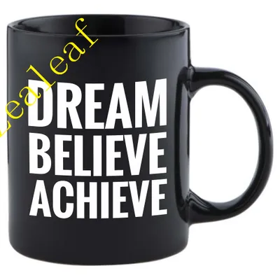 Fashion New Style Black Ceramic Sublimation Coffee Cups