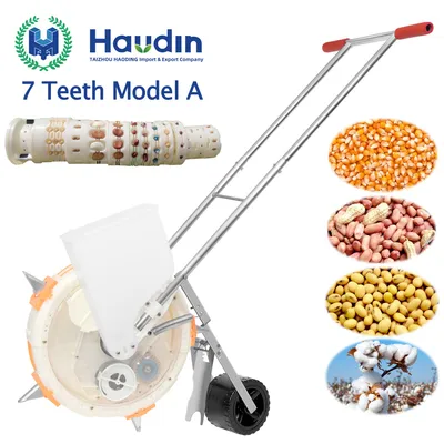Factory Price ABS Plastic No Till Manual Hand Push Seeder Planter