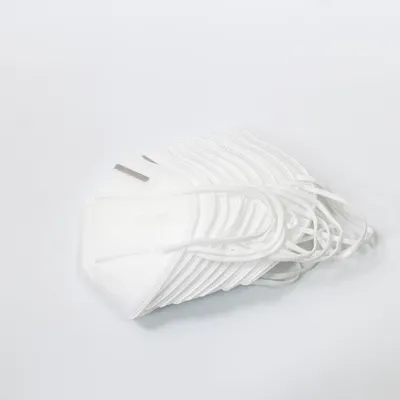 Breathable Pm 2.5 Bacteria Stocked White KN95 Face Mask