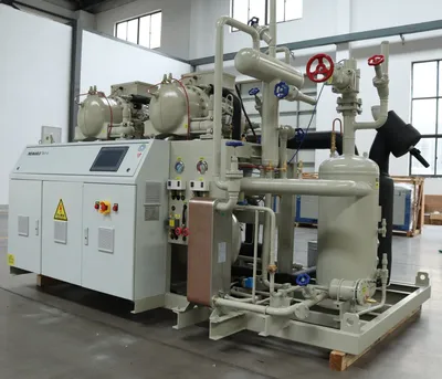 60HP Condensing Unit with Hanbell Screw Compressor for Middle Room Temperature