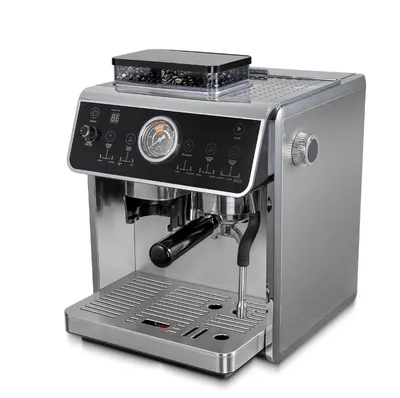 Commercial Household Coffee Machine Multi-Function Coffee Maker Semi-Automatic Espresso Machines with Grinder