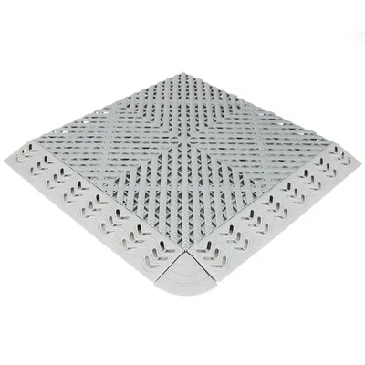 Swisstrax Plastic PP Car Wash Drain Interlocking Garage Floor Tile Mat