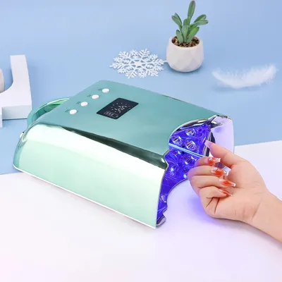 Professional 78W Rechargeable Nail Gel Polish UV LED Gel Nail Lamp