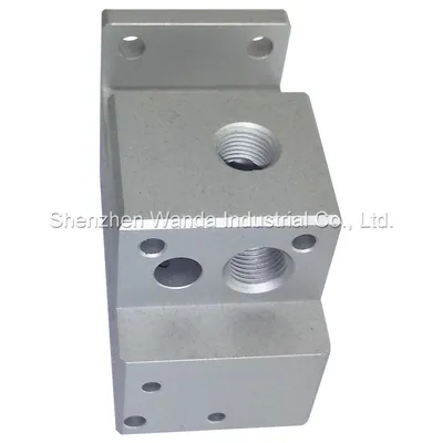 Precision Machined Part Made of Aluminum with Clear Anodizing