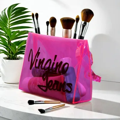Customizable Colorful PVC Bags for Makeup and Accessories