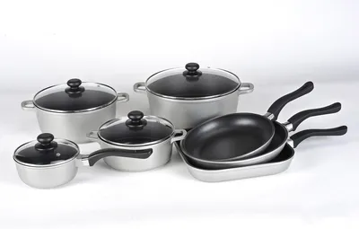 11PCS Aluminum Non-Stick Cookware Set