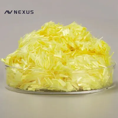 High-Modulus Short-Cut Industrial Aramid Chopped Fiber Bulk