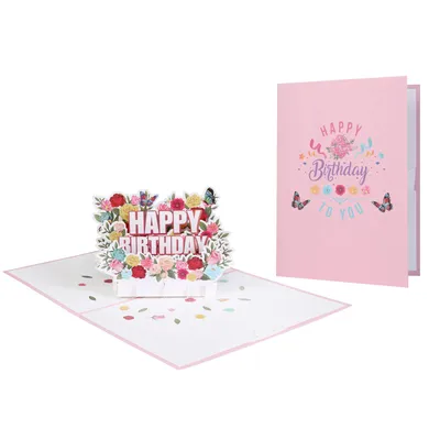 Hoholala with Cheap Price for 3D Pop-up Card with Customized Design