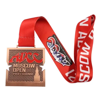 Custom Personalised Logo Epoxy Achievement University School Event Gymnastics Karate Duathlon Award Volleybass Medal
