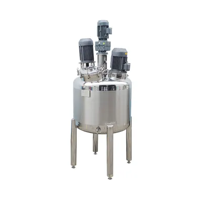 Mixing Emulsifier for Cosmetics Sauce Beverage Vacuum Homogenizer Emulsifying Mixing Tank Machine