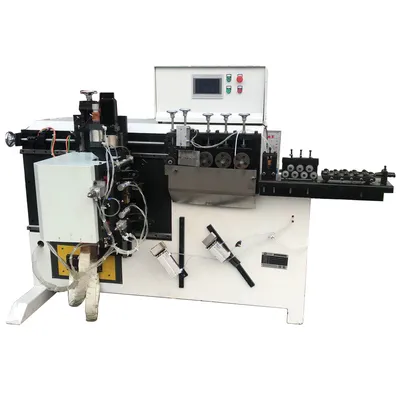 Automatic CNC Steel Wire Ring Machine with Butt Welder