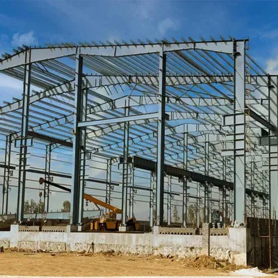 Modular Strong Plant Fabricated Steel Structure Workshop Steel Structure House