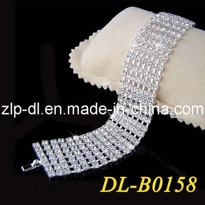 Silver Plated Bracelet Use Crystal / Crystal Bracelet (DL-B0158)