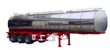 Chemical Liquid Tank Semi-Trailer (Stainless) Cimc