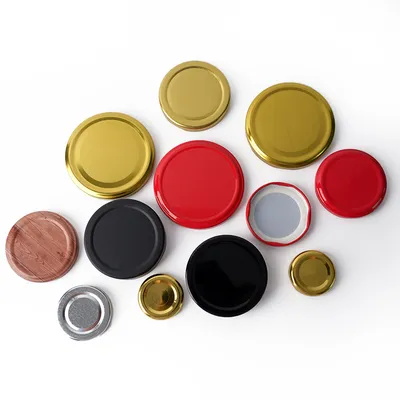 Premium Custom Metal Jar Lids for Food Storage - 70mm, 66mm, 100mm