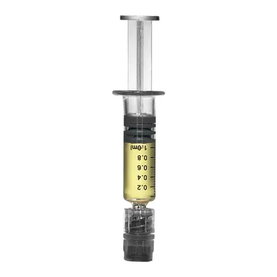 Prefilled 14G Needle 1ml Luer Lock Glass Syringe with Child Resistant Cap