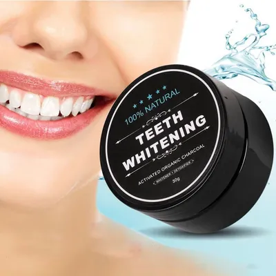 Natural Organic Dental Cleaning Teeth Whitening Charcoal Activated Powder