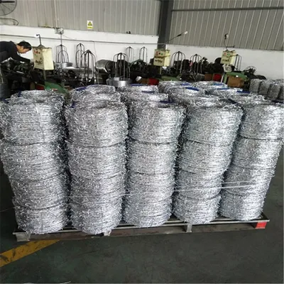 Galvanized Steel Barbed Wire, Durable, Spiky
