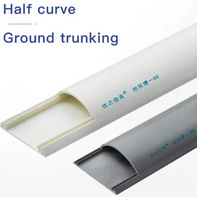 Nice Price Half Curve Grey/White Colors Sturdy Prevent Leakage Big Trunking
