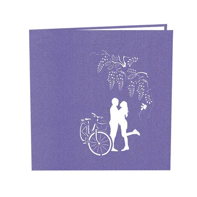 Wholesale Elegant Logo Printing Blank 300GSM Custom Luxury Handmade Decoration Birthday Greeting Card