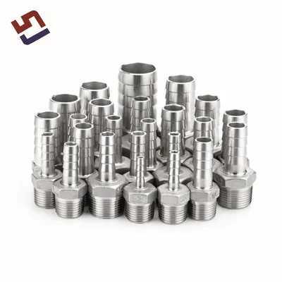 Stainless Steel 304 316 Male Reducing Hose Barb Fitting Connector Adapter Thread