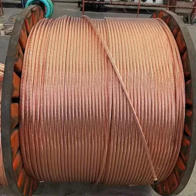20% Conductivity Copper Clad Steel Wire Strand 1X7 50mm2