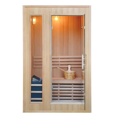 Traditional Canadian Hemlock Home Wet Steam Sauna for Body Beauty SPA
