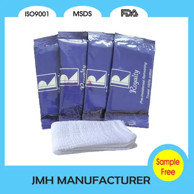Restaurant and Hotel 100% Cotton Single Refrehing Towel (RT001)