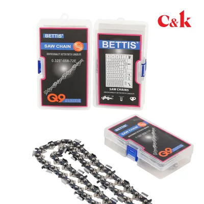 Bettis Chain Saw Chain Pitch 325" Gauge 058 Full Chisel Chainsaw Chain for Wood Cutting