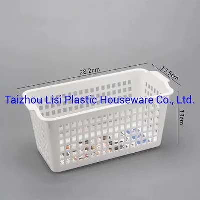 Made in China Small and Large Rectangular Plastic Handy Basket