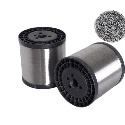0.09 mm 0.13 mm 0.2 mm 0.22 mm Galvanized Stainless Steel Wire for Making Scrubber Scourer