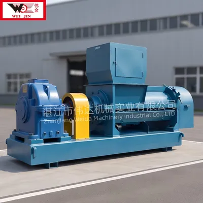Single Helix Rubber Crushing Washer for Cup Lump and Field Coagulum, First-Stage Cleaning Equipment for Tsr Production