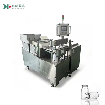High Speed Vial Sorting Machine Bottle Unscrambler for Pharmaceutical Production Line