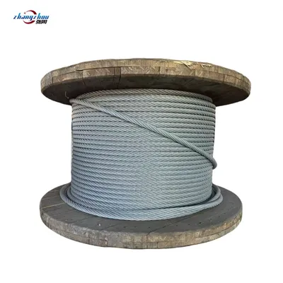 6mm-48mm Premium Fiber Core 6X26ws+FC/Iwrc Galvanized/Bright Steel Cable for Oil Fields