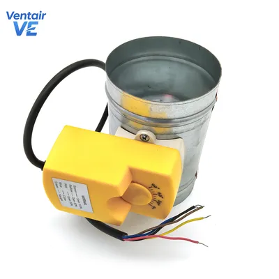 Premium Round Air Duct HVAC Motorized Damper for Efficient Ventilation