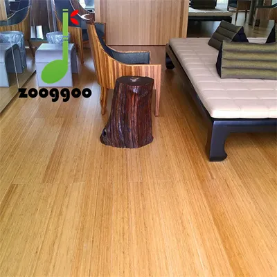 Waterproof Laminate Solid Carbonized Vertical Bamboo Wooden Flooring Bamboo Flooring for Decoration