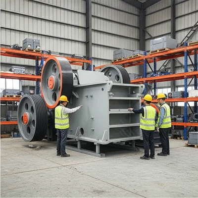 Aluminum Machine Truck Mounted Jaw Crusher Ore PE250*400 Jaw Crusher
