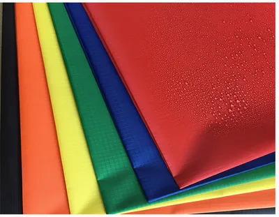 in-Stock Wholesale Polyester Plain 190t Waterproof Fabric with Small Check Pattern -Tent Fabric, Sachet Bag Cloth, Waterproof Fabric for Outdoor Gear & Bag Lin